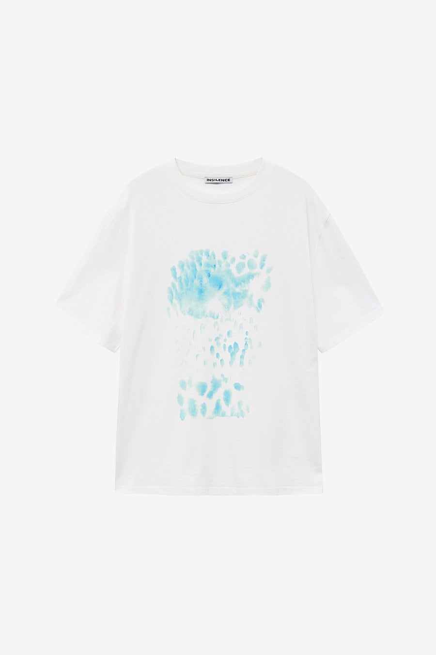 【INSILENCE】 WATERCOLOR OVERSIZED T-SHIRT : IVORY