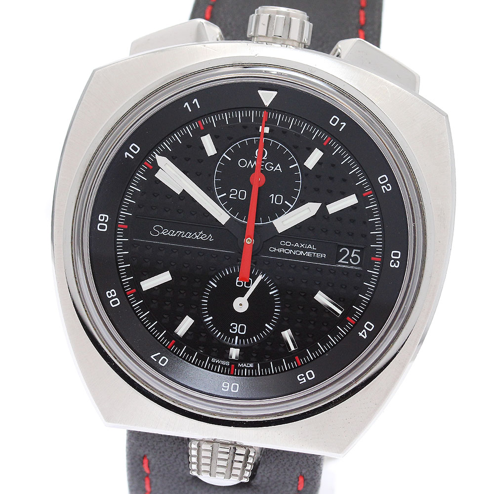 オメガ OMEGA 225.12.43.50.01.001 シーマスター ブルヘッド コーアクシャル クロノグラフ 自動巻き メンズ 保証書付き_869253【中古】