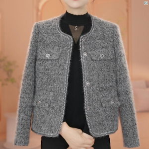 レディース レディース ファッション 上品　オシャレ　綺麗 衣類 高級 ウール ショート コート 秋冬 マザーズ トップ