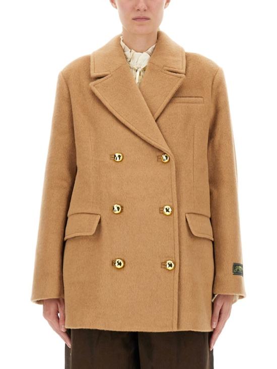GANNI Women Jackets W0876 399 Brown