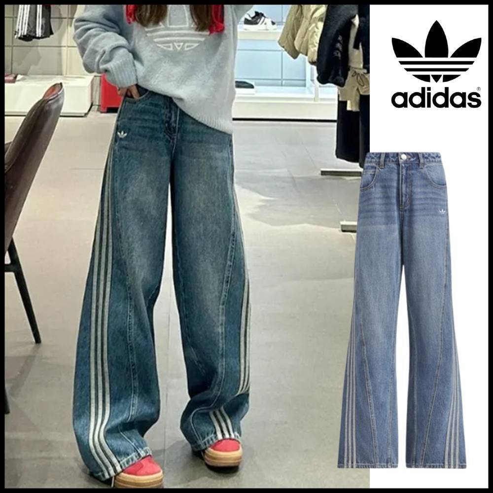 adidas 正規品 loose denim pants JN0726