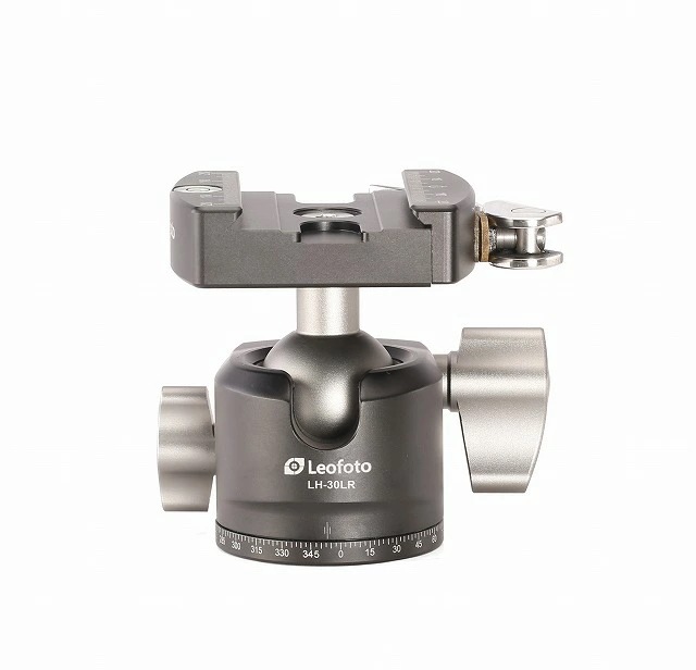 Leofoto(レオフォト) LH-30LR 自由雲台［3/8,1/4インチ対応ボール径30mmレバータイププレートNP-50付属アルカスイス互換］