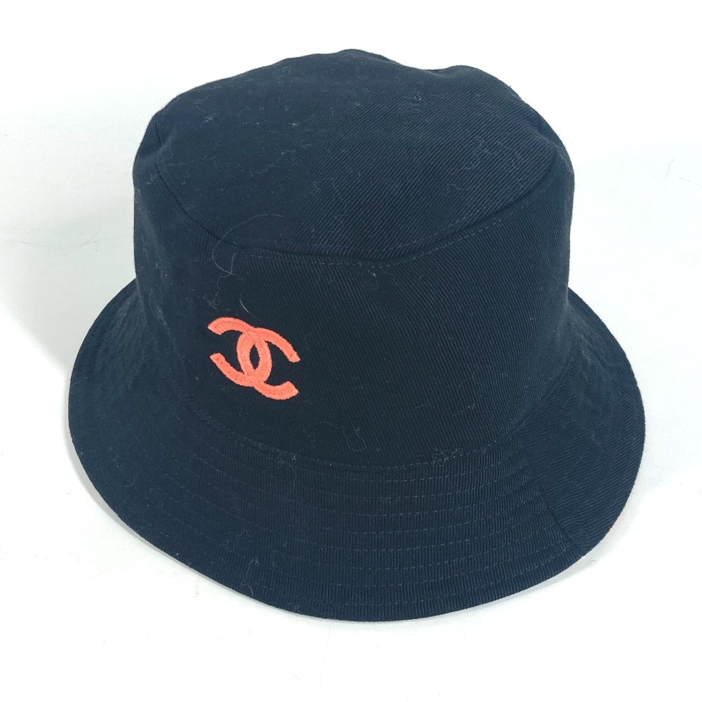 ハット リバーシブル バケットハット CC ココマーク 23A ハット帽 帽子 バケットハット ボブハット コットン ブラック