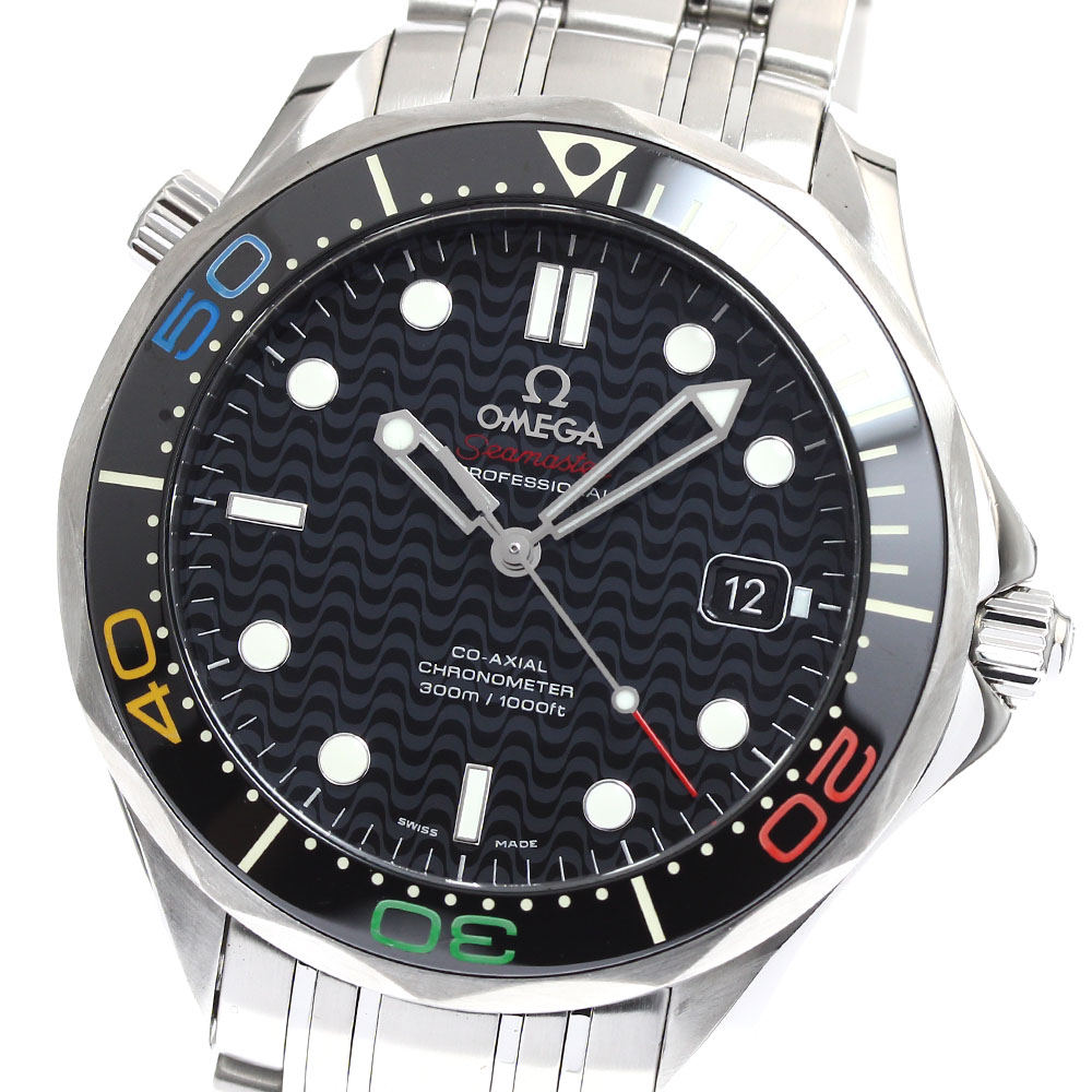 オメガ OMEGA 522.30.41.20.01.001 シーマスター300 2016リオオリンピック リミテッド 自動巻き メンズ 良品 _901854【中古】