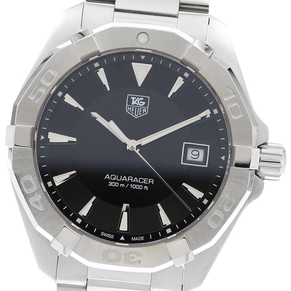 タグホイヤー TAG HEUER WAY1110 アクアレーサー デイト クォーツ メンズ 良品 _891795【中古】