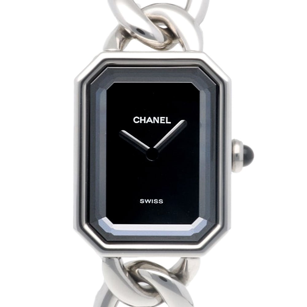 シャネル プルミエール L 腕時計 ステンレススチール H0452 クオーツ 1年保証 CHANEL 中古