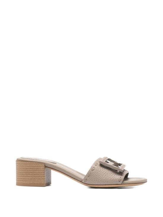 FENDI Women Sandals 8R8862 AQY2F1MXM Dove Grey