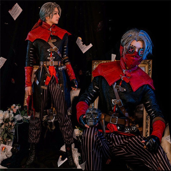 納棺師 エクソシスト イソップ カール IdentityV 第五人格 祓魔師 コスプレ衣装 仮装 衣装 靴 ウィッグ 追加可 変装 仮装 コスチューム 学園祭 文化祭 学芸会 イベント 演劇 舞台 ハ