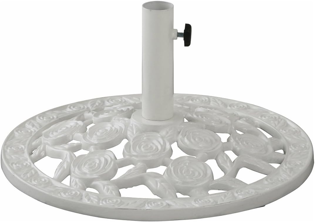 パラソルベース ホワイト ローズ L 【PAB-21LRW】 ガーデン ファニチャー スタンド