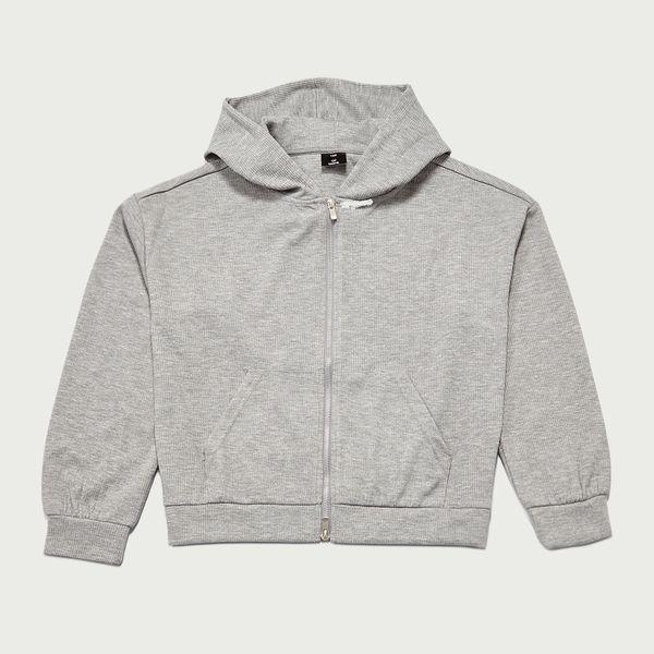 ヘンテンティーンズ 女児 クジラ フード付きジップアップ 055 14540 134 853 05 _P410089462