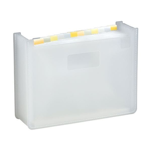 (まとめ) セキセイ セマック ドキュメントスタンド A4ヨコ 13ポケット ホワイト MA-3100-70 1個 (×5セット)