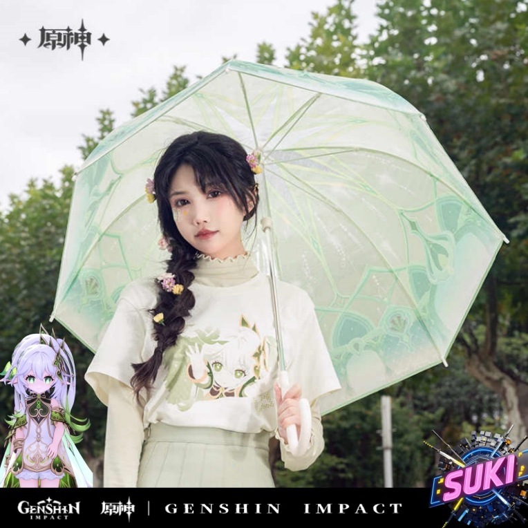 「折りたたみ傘」【プロ品質を極める!】原神 グッズ / ウェンティ インプレッションシリーズ / Genshin Impact Venti 温迪 げんしん コスプレ