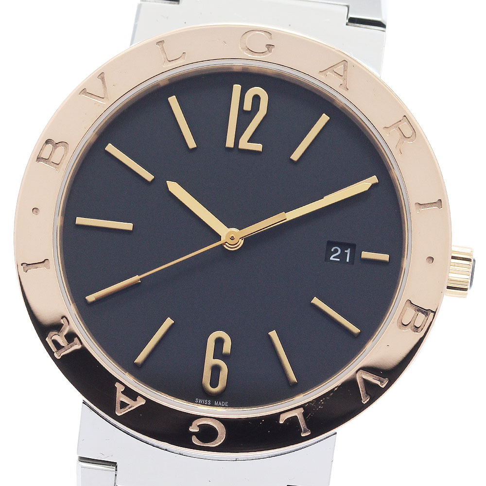 ブルガリ BVLGARI BBP41SG ブルガリブルガリ デイト PGベゼル 自動巻き メンズ _902184【中古】
