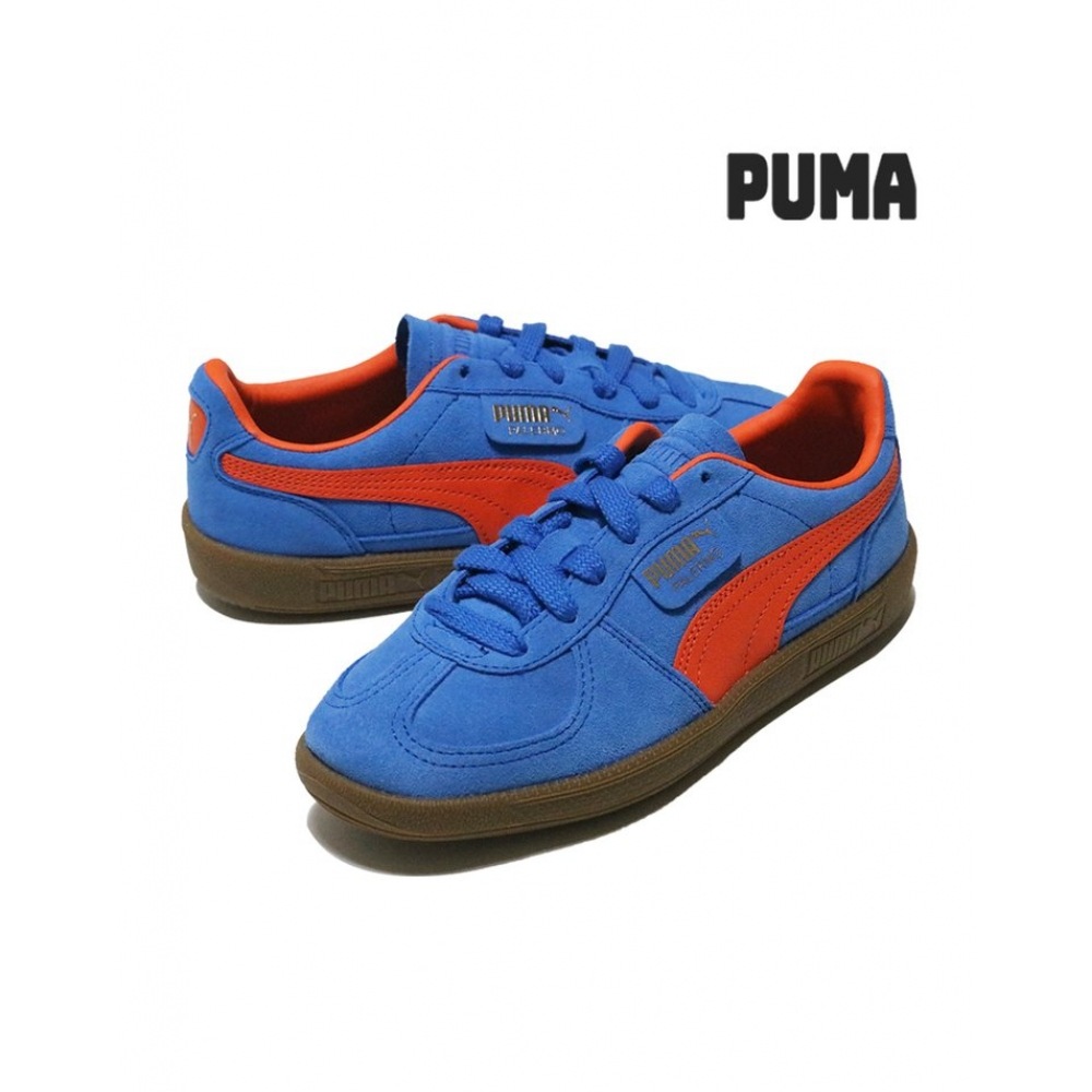 プーマレディーススニーカーパレルモスニーカーハイパーリンクブルー 396463-25