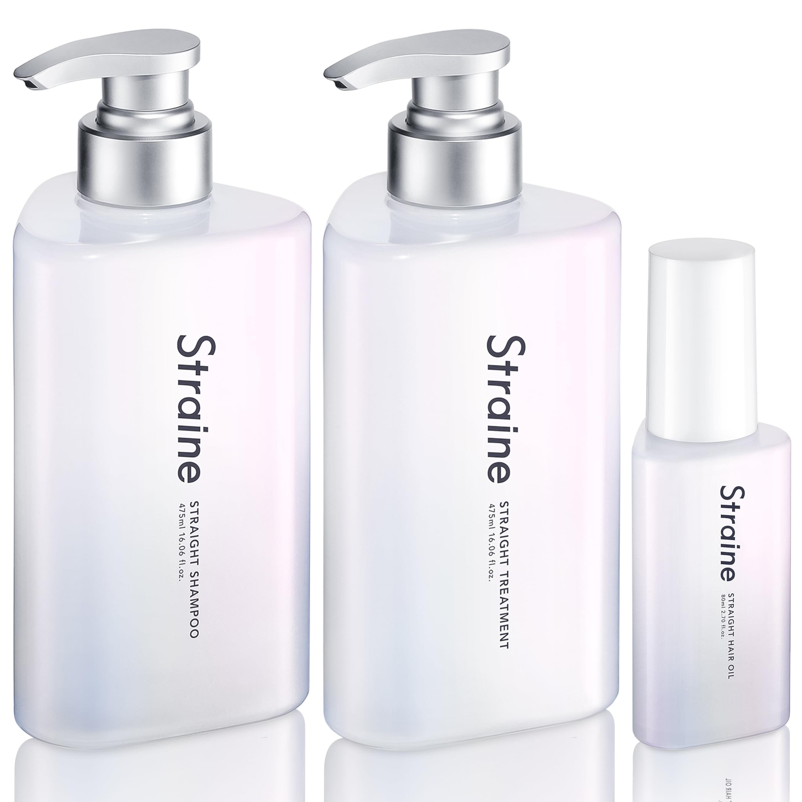 【山下智久 さん アンバサダー】Straine ストレイン シャンプー トリートメント セット ヘアオイル ホワイトブロッサムの香り ストレート うねり髪 アミノ酸 シャンプー