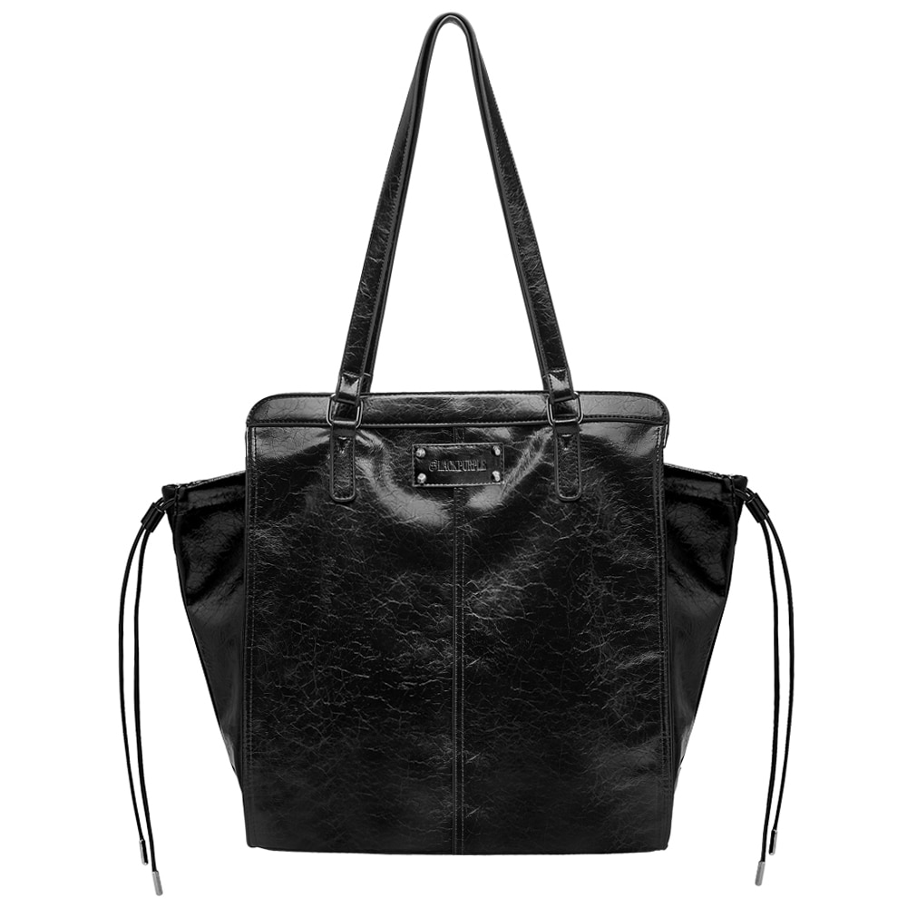 【BLACK PURPLE】 MOU BAG : BLACK