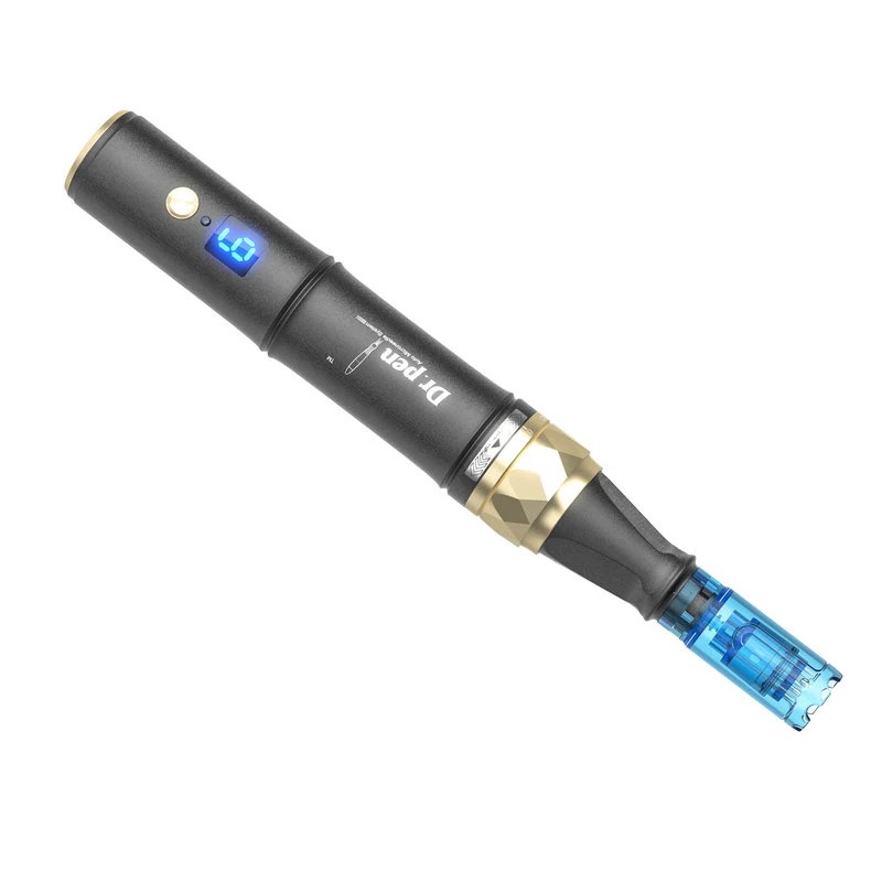 Dr pen A8S 電動マイクロニードル充電/プラグインタイプ家庭用シャトル冷凍乾燥粉末導入美容器 電動マイクロ Derma針シリンダー針尖機 美容ツール顔器
