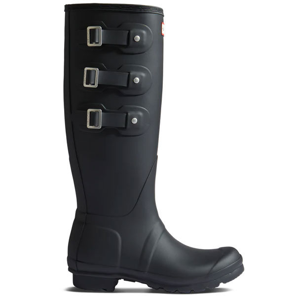 ハンター HUNTER レディース オリジナル マルチバックル トール レインブーツ WFT2289RMA-BLK シューズ