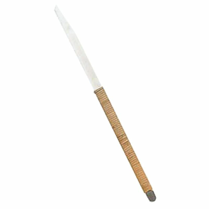 （まとめ買い）カンダ 料理細工小刀 籐巻 直刃 左用 [x3]