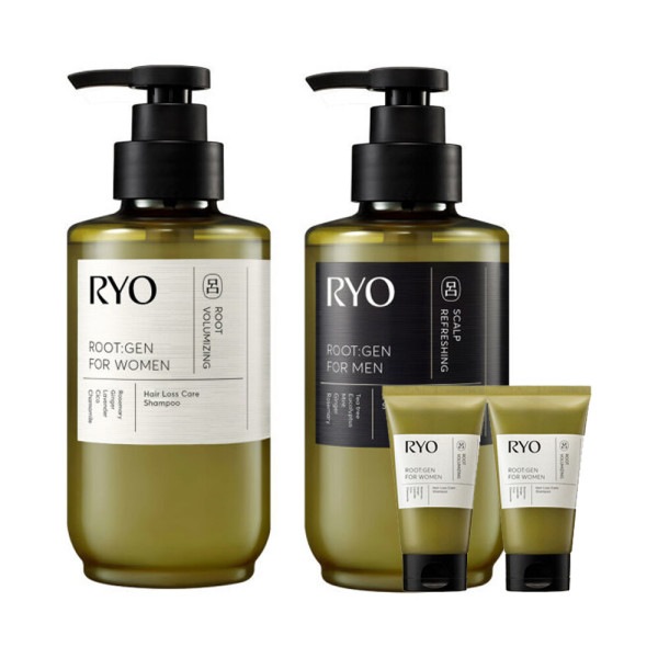 ルートゼン脱毛専門ケアシャンプー 女性オーダーメイド515ml+男性オーダーメイド515ml+贈呈