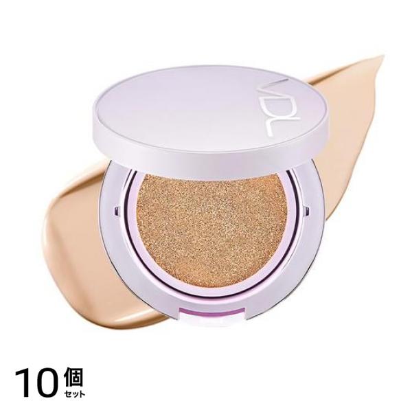パーフェクティング シルキーフィット カバークッションファンデーション V03自然なベージュオークル 12g 10個セット