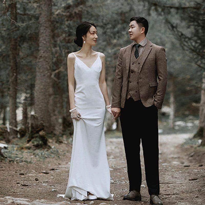 大好評！人気 2025 新作キャミソール パーティードレス 結婚式 お呼ばれ 高級感 気質 パーティードレス ワンピース 花嫁ロングドレス 結婚式ワンピース韓国ファッション ロングド