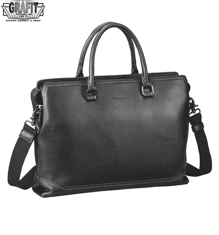 ショルダーバッグ B4 牛革 b4 #26656 グラフィット GRAFIT hira39