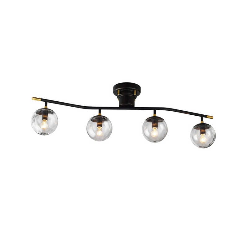 インターフォルム　シーリングライト Heroult エルー 6畳 小型白熱電球(E17/60W/クリアミニクリプトン球)×4灯付　LT4267