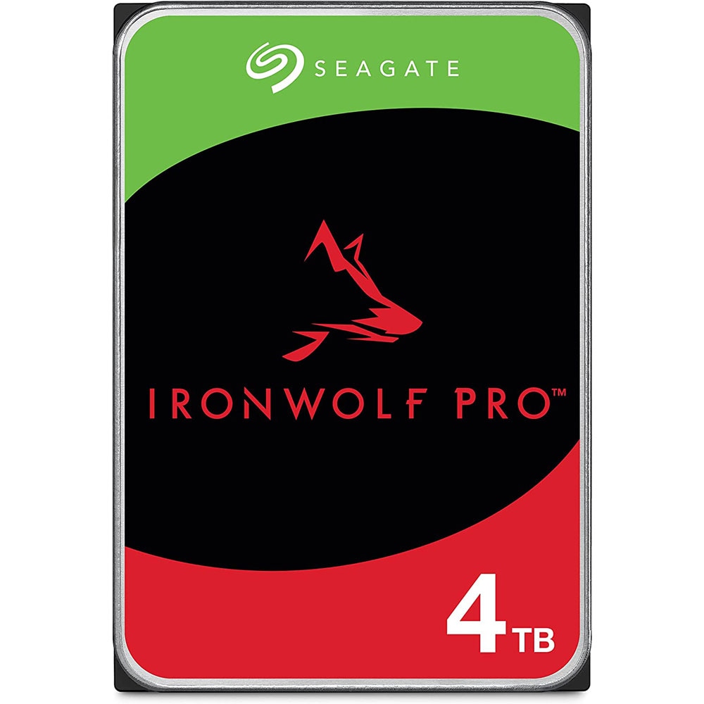 Seagate（シーゲイト） IronWolf Pro（エンタープライズNAS向けモデル） 3.5インチ 内蔵ハードディスク 4TB ST4000NT001