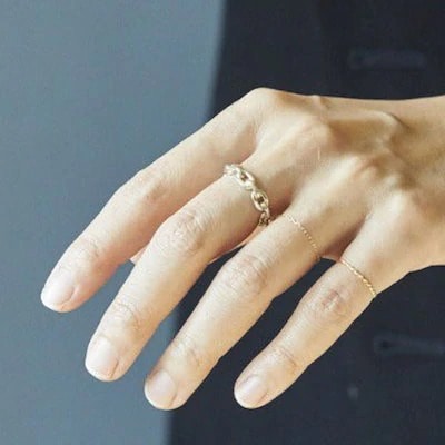 CHAIN RING BTS JIMIN着用 韓国正規品 リング 指輪