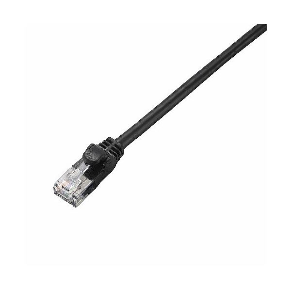 (まとめ)エレコム Cat6準拠LANケーブル LD-GPN/BK5(×5セット)