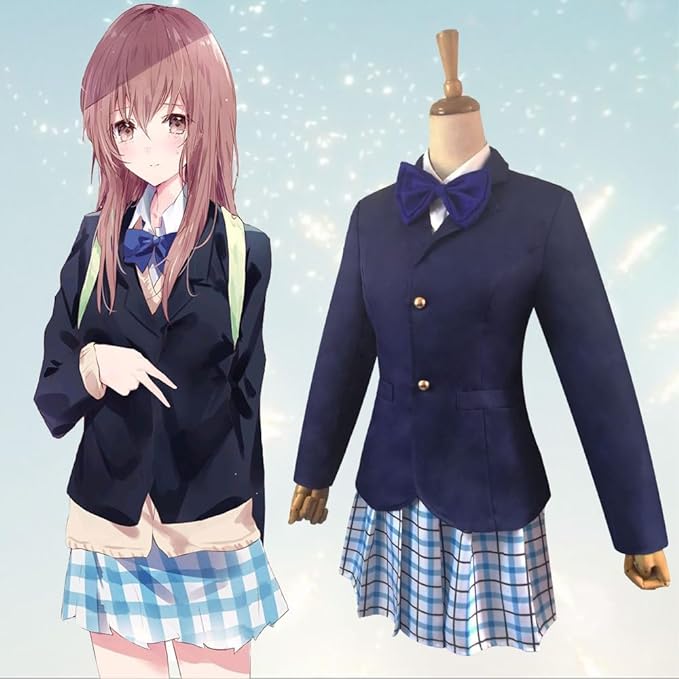 西宮硝子 コスプレ衣装 聲の形 コスチューム jk制服 女子高校生
