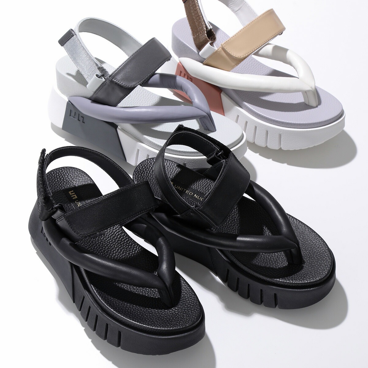UNITED NUDE ユナイテッドヌード サンダル Delta Tong レディース トングサンダル スポーツサンダル ストラップ 厚底 シューズ 靴 カラー3色