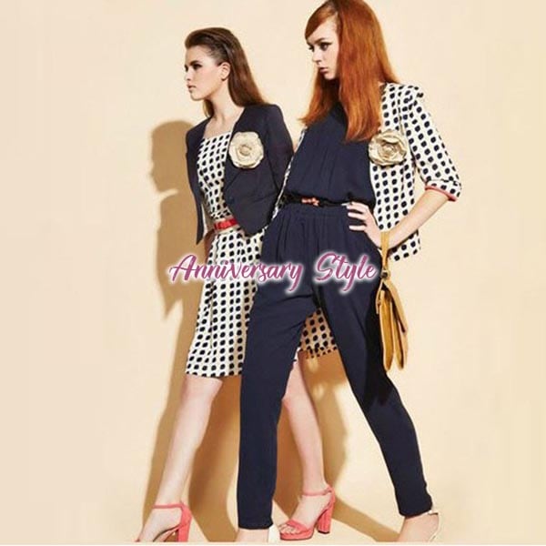 オールインワン 結婚式 即納 4色 S-XL ベルトなし プリーツ 7分丈 クロップド 6-082