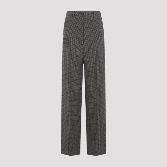 BALENCIAGA Women Straight Pants 857617 TTO38 2866 KHAKI BROWN