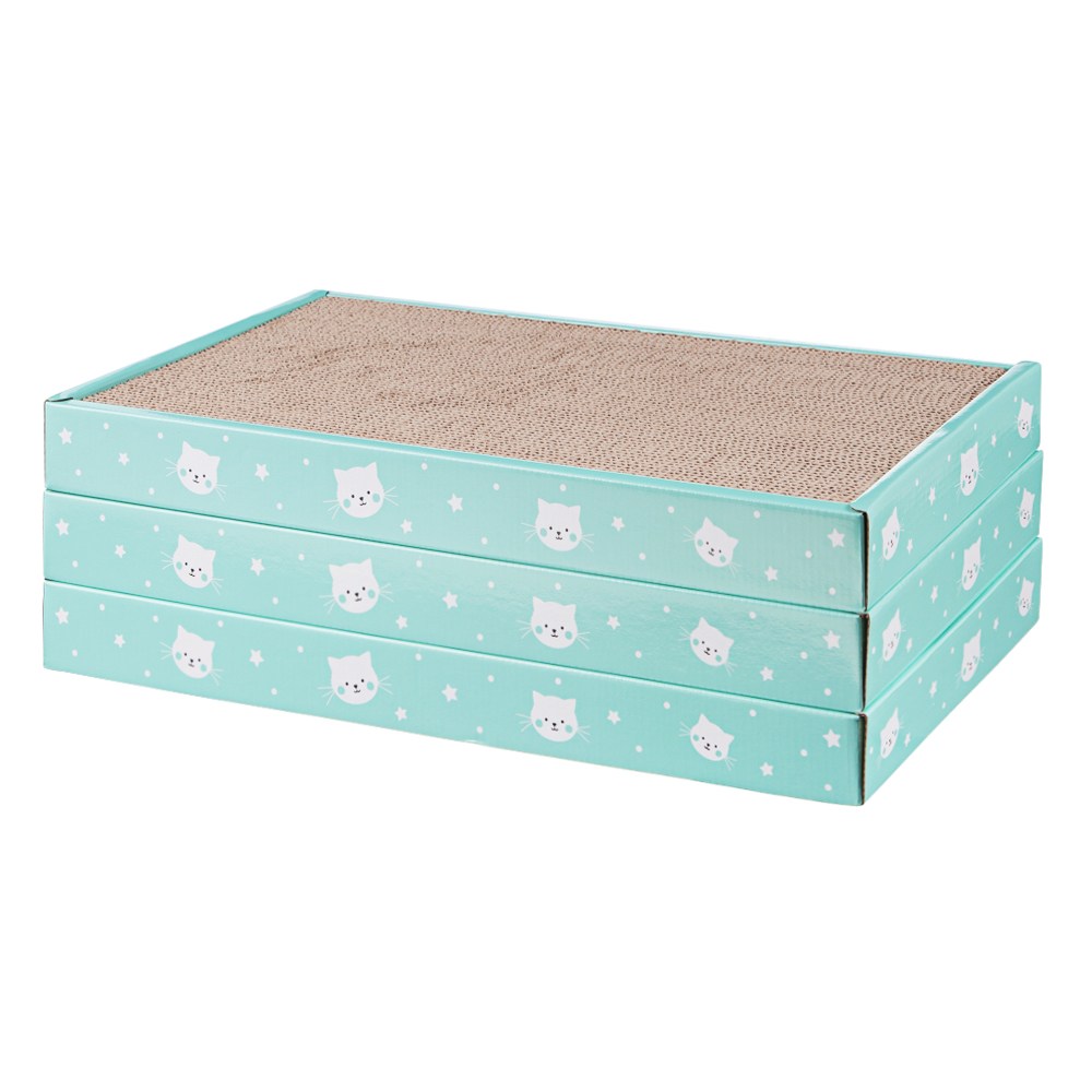 コメットペットフラットベッド猫スクラッチャー3個入りセット