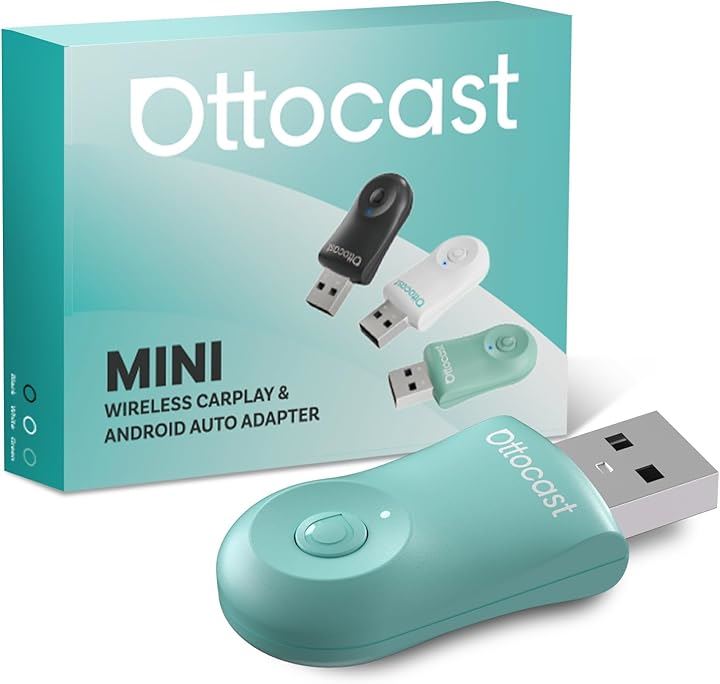 公式 オットキャスト Mini ワイヤレスCarPlay/Android Autoアダプター ミニ 純正有線CarPlay/Android Auto対応車専用 プラグ＆プレイ 自動接続 6,698円