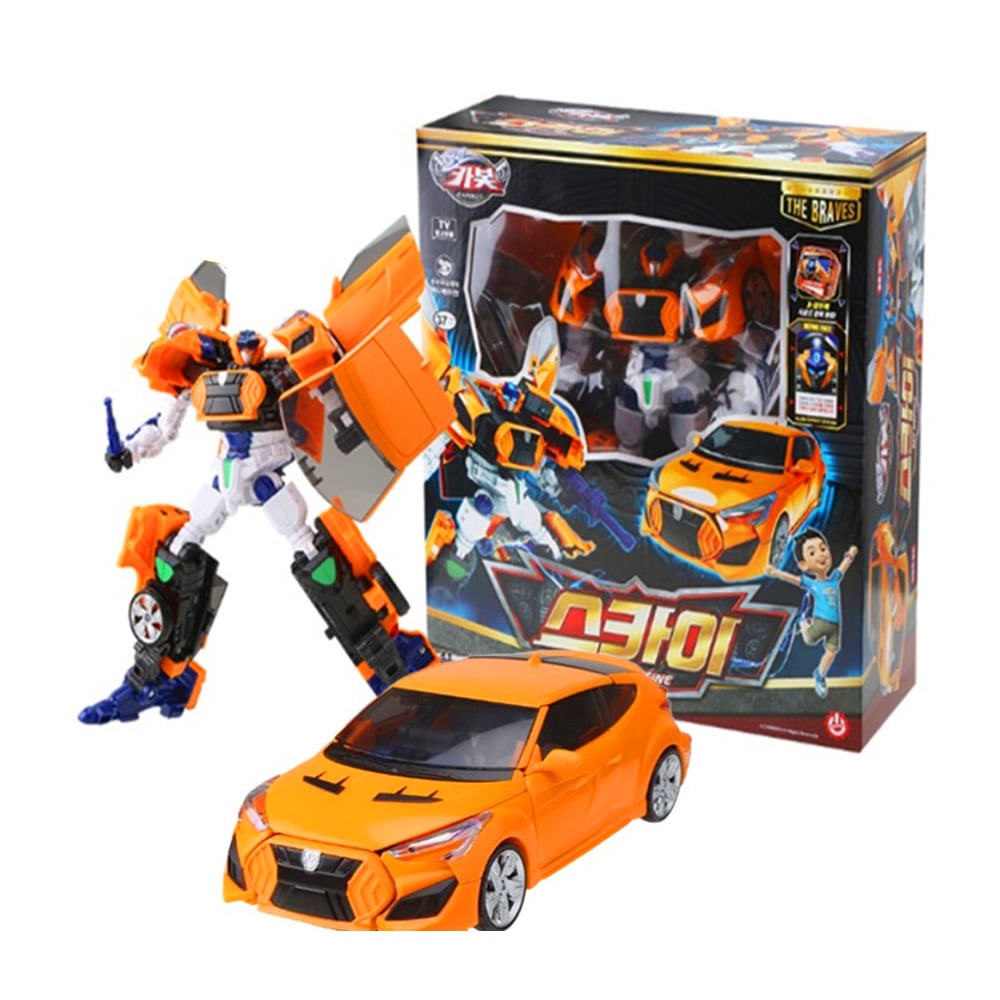 【正規品】ヘロカボット スカイリファイン オールスター変形ロボット 韓国アニメ 玩具 4歳以上