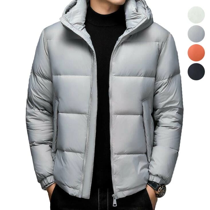 【送料無料】ダウンコート メンズ ダウンジャケット 保温 防風 冬服 ショートコート 防寒着 フード付き カジュアル 大きいサイズ 通勤 通学 メンズコート 秋冬 おしゃれ 人気 アウター ビジネスコ