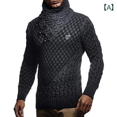 メンズ トップスス おしゃれ スピリット 冬 タートルネック セーター 長袖 セーター パイル ネック ボトム シャツ 長袖 服装