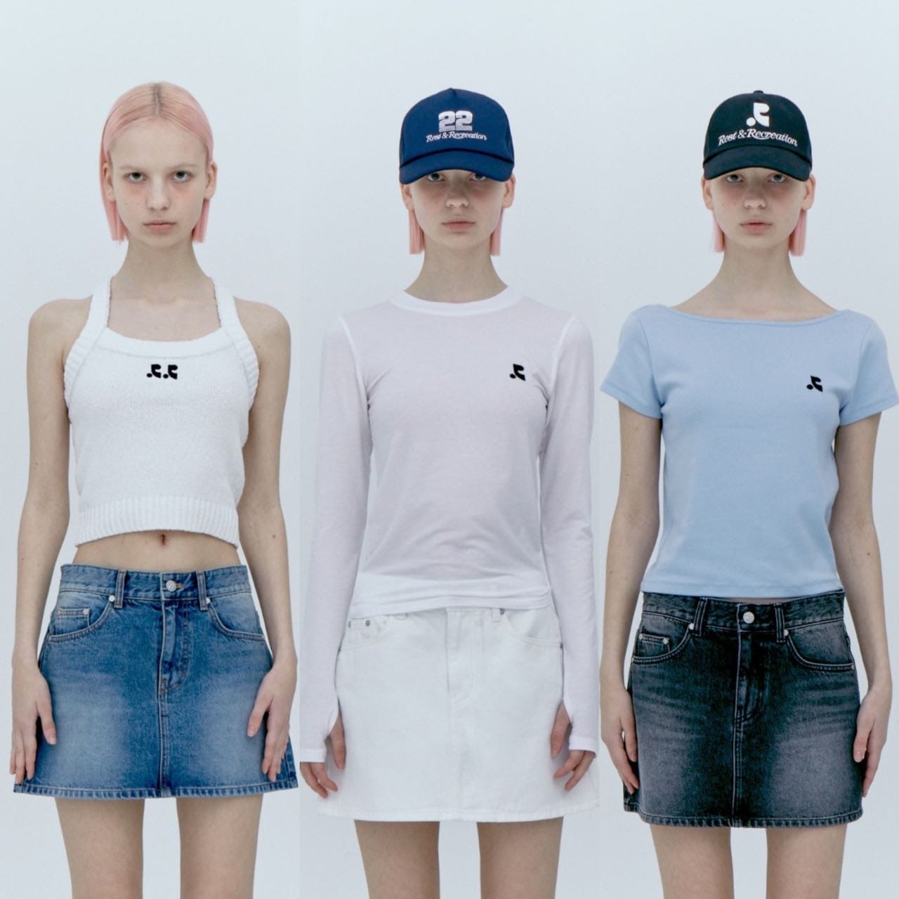 [RR] DENIM MINI SKIRT