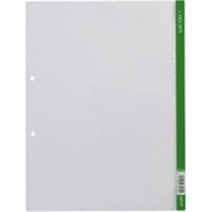 （まとめ）キングジム クリアホルダー Lホルダー730 A4S 緑 5冊(×10セット)