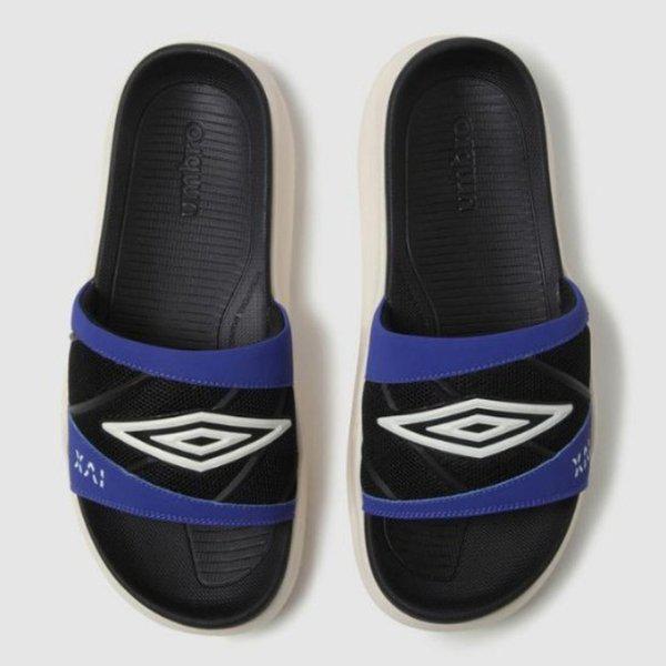 スリッパ PQA UQ123ESD12-BKBL TREBLE XAI SD (トレブルザイ SD) BLACK BLUE