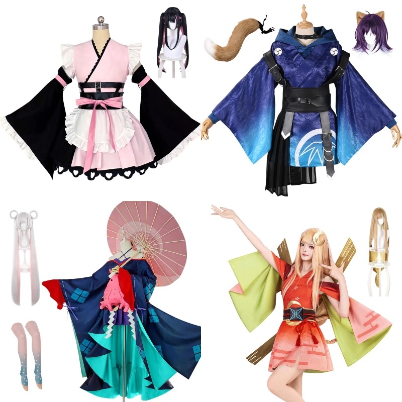 超かぐや姫 コスプレ かぐや コスプレ衣装 ウィッグ付き 8点セット コスチューム ハロウィン クリスマス 仮装 アニメ 祭り 靴