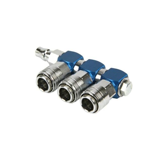 SK11 3連分岐ソケットロータリー S－UO3 電動工具 エアーツール カプラ ジョイント