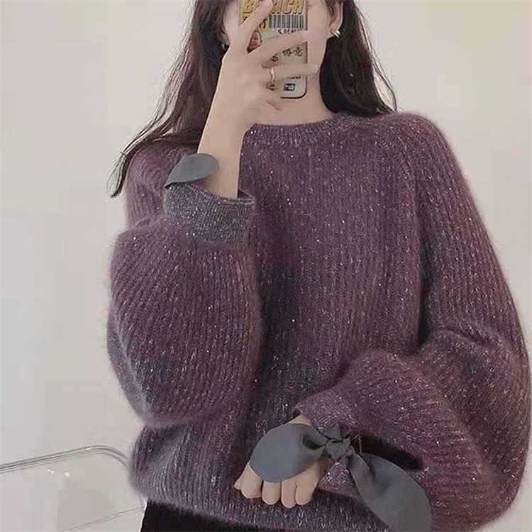 早い者勝ち セーター 長袖 保温 快適である カジュアル スリム 肌にやさしい 怠惰な風 ニットトップス