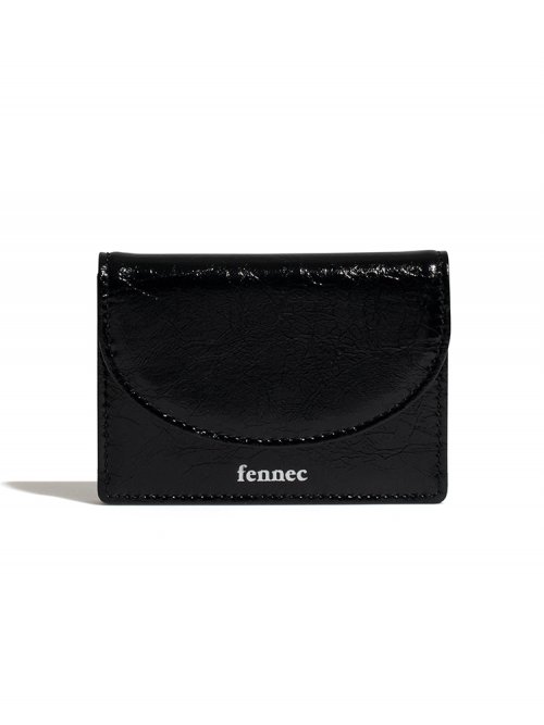 【FENNEC】 CRINKLE HALFMOON ACCORDION POCKET - BLACK 財布 正規品