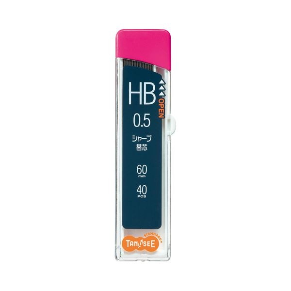 (まとめ) TANOSEE シャープ SHARP替芯 0.5mm HB 1セット(400本:40本10個) 30セット