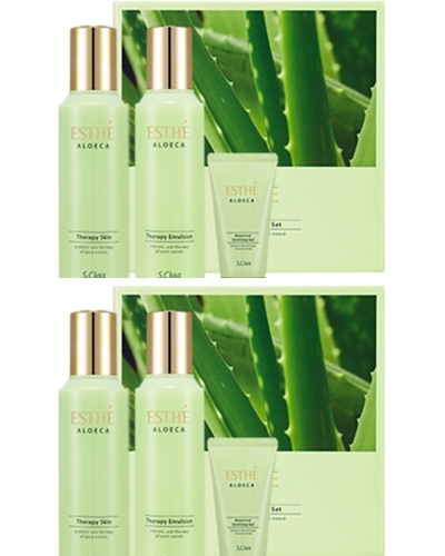 1+1 エステー アロエカ 2点セット (スキン145ml+ローション145ml+スージングジェル50ml)