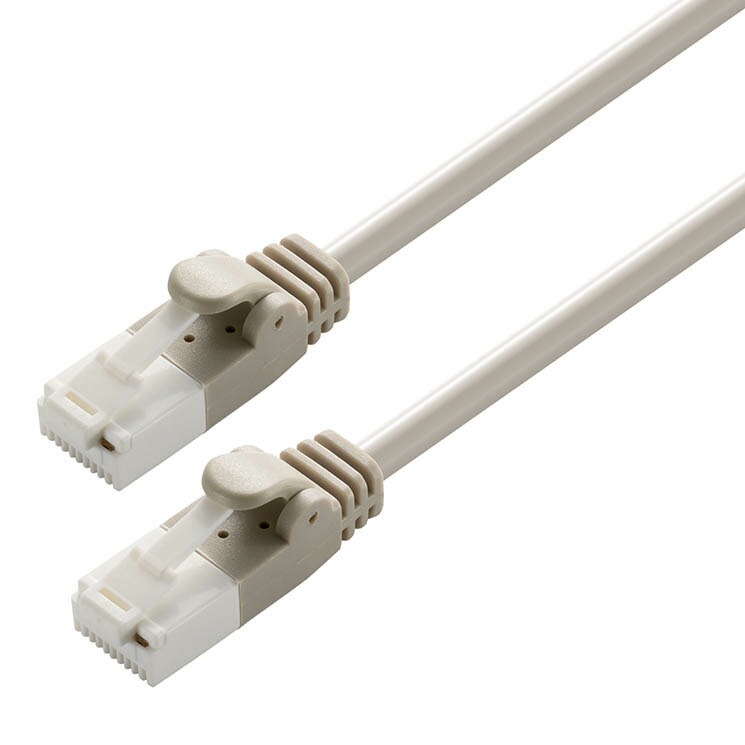 Cat6 LANケーブル 20m ライトグレー ld-gpt-lg20-rs